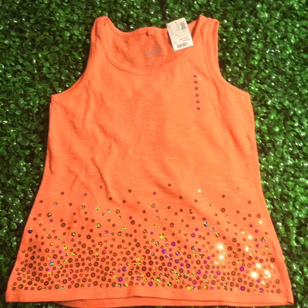 New girls justice tank top